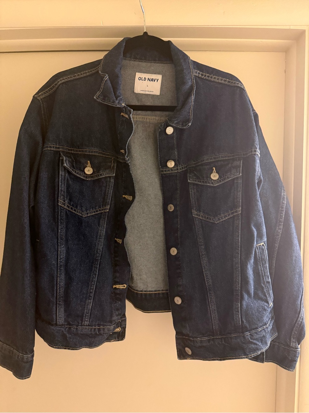 Old Navy Men's Dark Indigo Denim Jacket